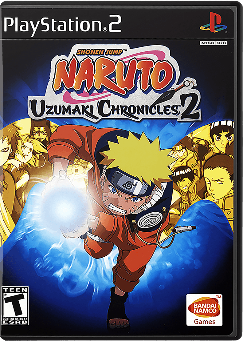 Naruto Uzumaki Chronicles 2 box art for Playstation 2